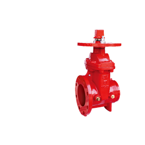 Válvula de Compuerta Genuina para la Industria del Fuego de 2-12 Pulgadas, Válvula de Compuerta de Cuña Resiliente NRS - Extremo Ranurado X con Brida, Fundición de Hierro Dúctil S - Product Image 1
