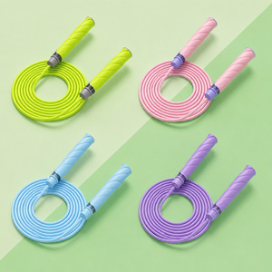 <span class=keywords><strong>Corde</strong></span> à <span class=keywords><strong>sauter</strong></span> anti-emmêlement pour enfants, idéale pour l'entraînement en intérieur, avec double roulement, couleurs vives, équipement de fitness pour la maison et la salle de sport - Product Image 6