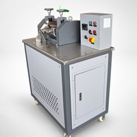 Machine de granulation de plastique, mélangeur de granulés de masterbatch de carbone noir à deux rouleaux, test de dispersion en laboratoire CE