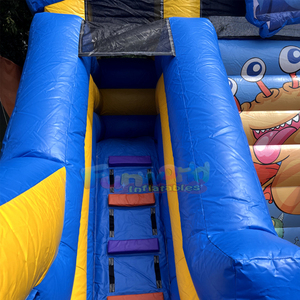 Castillo inflable con tobogán para niños, ideal para fiestas en el patio trasero, modelo Monster Bouncy Castle. - Product Image 4