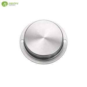China Manufacturer Beautiful Stainless Steel Cabinet Cupboard Modern Round Conceal Furniture Pull Handle - Product Image 2