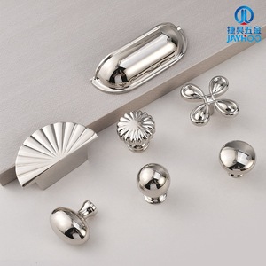 JAYHOO French Style Cabinet <b>Handles</b> Nickel Plated <b>Copper</b> Bar Drawer Wardrobe Door Knobs Modular Installation Durable - Product Image 4