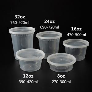 Microwavable Flexible Disposable PP <b>Plastic</b> Round Takeaway <b>Food</b> Packaging <b>Containers</b> - Product Image 2