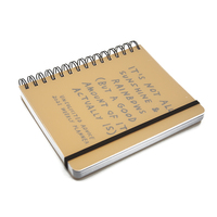 Cahier de croquis rétro personnalisé à spirale Cahier de notes ECO avec couverture en papier kraft avec spirale