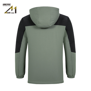 Manteau imperméable à capuche pour homme Aonesport, léger, en polyester, pour le printemps et l'automne, style streetwear - Product Image 6