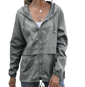 Veste imperméable pour femme monocouche printemps-été-automne personnalisable pour l'extérieur - Product Image 4