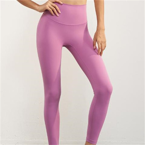 Nuevos pantalones de yoga desnudos para el verano de las mujeres No T Cintura alta-cadera Stretch Fitness Pantalones de nueve minutos <span class=keywords><strong>GYM</strong></span> Yoga <span class=keywords><strong>Leggings</strong></span> - Product Image 6