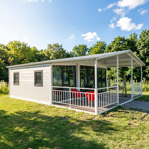 Maison de conteneur pliable de villa de cadre en acier intérieur personnalisable de preuve de corrosion d'approvisionnement direct d'usine pour des locations de <span class=keywords><strong>luxe</strong></span> - Product Image 3