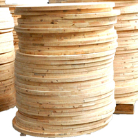 Tambour de câble à fibres optiques, taille personnalisée, tambour en bois, rouleau de câble à fibres optiques