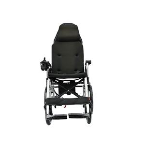 Sedia a Rotelle Elettrica Personalizzata con Schienale Alto, Telaio in Acciaio e Batteria Rimovibile per Adulti Disabili - Product Image 4