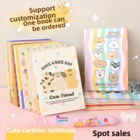 Carnets créatifs en papier fabriqués en Chine, fourniture directe d'usine, jolis petits blocs-notes, mini-journaux de dessin animé, petits carnets