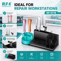 Boîte de rangement rotative à 360° pour tournevis en métal et plastique RF4 ST15, support de rangement multifonctionnel moderne et durable pour outils de réparation de téléphone CE