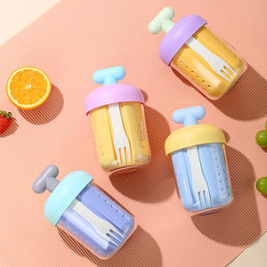 SEALLOCK Appareil de petit-déjeuner portable 3-en-1 populaire pour flocons d'avoine et yaourt à faire mijoter la nuit, avec couvercle et cuillère, compatible micro-ondes, pour céréales à emporter et préparation rapide - Product Image 2