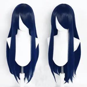 Wholesale 80cm Long Straight Wig Cosplay Multi Colors MSN Synthetic Anime Cosplay Heat Resistant Hair Wigs For Party
