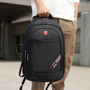 Men's Business <b>Backpack</b> <b>Large</b> Capacity Multi Functional Travel <b>School</b> Bag Black Spring 2023 - Product Image 3