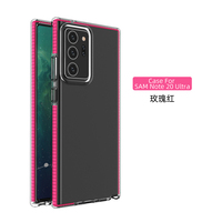 TPU TPE Silicone Cao Su Trong Suốt Màu Sắc Bumper Khung Tùy Chỉnh Trường Hợp Điện Thoại Thông Minh Trống S22 Ultra Cho Samsung Galaxy