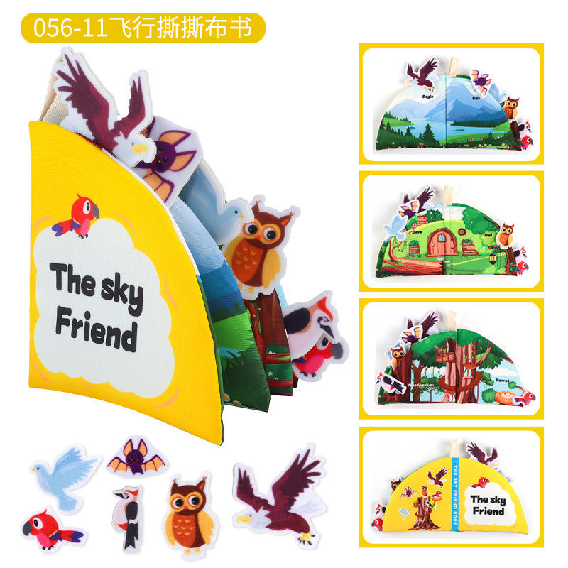 Livre volant de tissu de larme (avec 6 accessoires) 32g