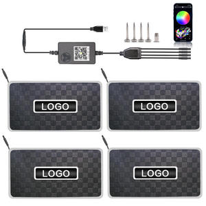 Alfombrillas Universales para Auto <span class=keywords><strong>de</strong></span> 12V <span class=keywords><strong>con</strong></span> Logotipo Personalizado OEM, Iluminación Ambiental RGB, <span class=keywords><strong>Luces</strong></span> LED <span class=keywords><strong>de</strong></span> Neón para Decoración Interior <span class=keywords><strong>de</strong></span> Auto, para SUV/Camioneta/Sedán - Product Image 6