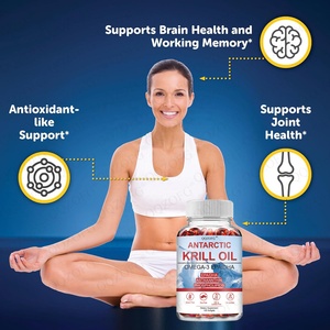 Gran oferta de cápsulas blandas de aceite de Krill Antártico para adultos ricos en Omega 3 EPA DHA astaxantina compatible con vitaminas cardiovasculares para recién nacidos - Product Image 5