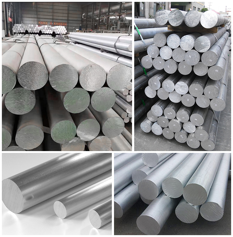 Stock Supplier 3-500mm 2014 2024 T3 3003 6061 6063 T6 7075 Alloy Aluminum Rod Bar