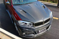 Cubierta de fibra de carbono para BMW, capó de fibra de carbono X5 X6 F15 F16