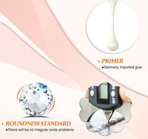 YHB Brillantin Kristall Nagelcharms Flache Rückseite Hotfix Rhombus-förmige Strass-Steine für Schuhe, Taschen, Handys, Stoffe und Kleidung - Product Image 6