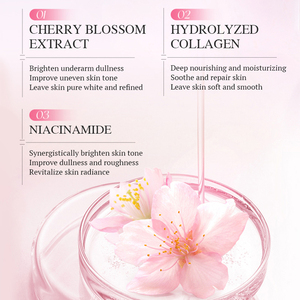 KORMESIC - Crema Blanqueadora para Axilas Sakura de 50 g, Loción Corporal para Axilas, Crema con Niacinamida, Hidratante e Iluminadora - Product Image 5