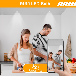 Ampoules LED GU10 5W 500LM 3CCT 3000K 4000K 6000K <span class=keywords><strong>Ampoule</strong></span> LED MR16 Spot 6 pièces <span class=keywords><strong>pour</strong></span> éclairage encastré, <span class=keywords><strong>hotte</strong></span> <span class=keywords><strong>de</strong></span> <span class=keywords><strong>cuisine</strong></span> - Product Image 5