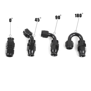 An6 8 10 <b>PTFE</b> Coolant Hose Fittings For Retrofit Upgrade Universal Fitment - Product Image 1