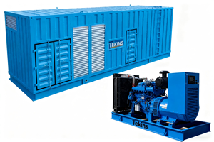 三相 50 Hz 1500 RPM 1100 KW 1375 KVA 柴油发电机组 ATS 100% 铜线交流发电机 静音集装箱型特大号 - Product Image 4