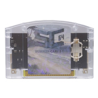 Coque transparente en plastique personnalisé PC N64 cartouche de jeu coque coupe traitement coques en plastique