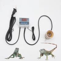 Douille de lampe E27 à contrôle de température numérique avec thermostat, diverses prises, produits adaptés aux animaux de compagnie pour l'élevage des poulets