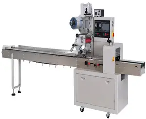 High Speed Automatic Wrapping Pastry Muffin Cupcake Packing Flow Pillow Packaging Machines