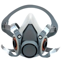 Masque respiratoire professionnel 6200 pour le soudage |   Filtre à particules P3 R D AG |   Protection contre les produits chimiques et la poussière