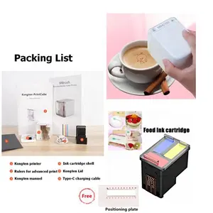 Mbrush Mini Handheld Voedsel Printer Eetbare Inkt Draagbare Inkjetpen Print Custom Diy Brood Koffie Fruit Koekjes Afdrukken