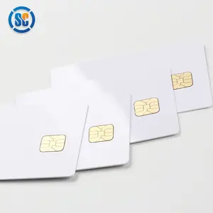 Manufacturer of high quality hard laser engraving drawing 4442 black blank metal credit card 4428 chip contact IC card