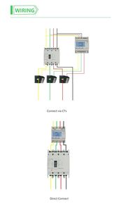 ACREL Đồng Hồ Đo Năng Lượng Ba Pha ADL400 Cảm Biến Năng Lượng Thông Minh Ở RS485 Cho Hệ Thống PV - Product Image 2