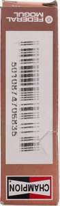 CHAMPION REC9MCLX OE171 Bougie d'allumage d'origine des États-Unis, autorisation officielle pour FORD/LINCON/BUICK/DODGE/<span class=keywords><strong>CADIAC</strong></span>/CRYSLER/JEEP - Product Image 3