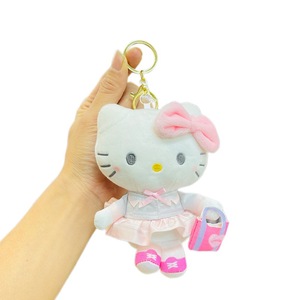 Peluche porte-clés My Melody de la <span class=keywords><strong>série</strong></span> Campus Style Sanrioed japonaise, mignonne, avec un charme pour sac d'école - Product Image 5