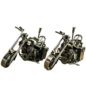 부티크 준비된 제품 순수한 수제 금속 오토바이 모델 장식품 가정 장식 M40