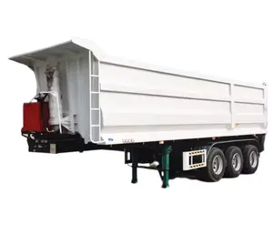 बिक्री के लिए चीन फैक्टरी कम कीमत 3 एक्सल 40/50/60 टन डंप ट्रेलर सेमी ट्रेलर ट्रक