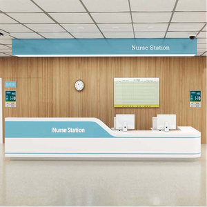 Tối thiểu cong nướng sơn hướng dẫn phân loại bàn y tá trạm y tá bệnh viện trạm y tá dịch vụ tiện dụng quầy lễ tân - Product Image 1