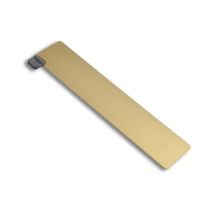 ป้ายกำกับส่วนตัวแบบกำหนดเอง วัสดุทองเหลืองคุณภาพสูง ไม่แตกหักง่าย ที่คั่นหนังสือแบบหรูหรา - Product Image 2