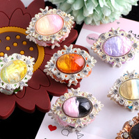 Perles d'espacement en alliage Dreamy Planet, design étoile double face, perles en vrac pour bracelet, bracelet de poignet, artisanat fait main, en gros