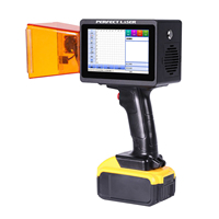Marqueur laser portable pour le codage permanent sur métaux et plastiques avec batterie rechargeable pour une utilisation industrielle sur site