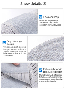 Băng Nén Co Giãn Cố Định Xương Sườn Có Thể Điều Chỉnh Đai Cố Định Cột Sống Thắt Lưng Hỗ Trợ Thắt Lưng Giảm Đau Thắt Lưng - Product Image 5