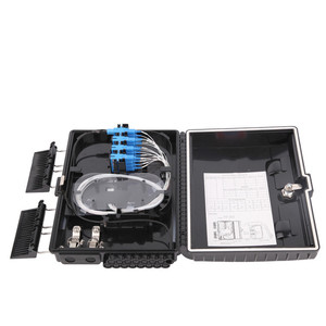 Fiber Optic <b>Cable</b> Splitter Box <b>Waterproof</b> Flip-top Splitter 16 Core Distribution Box SC UPC SC APC Junction Box - Product Image 1