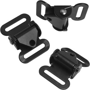 Hebilla de Leva Metálica <span class=keywords><strong>para</strong></span> Caza, Correa Táctica de Liberación Rápida, Hebilla de Leva con Resorte <span class=keywords><strong>para</strong></span> Ajustar Cinturones y Correas de Mochila - Product Image 3