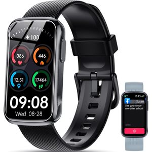Para 1,47 "Smartwatch Hombres Mujeres Fitness Tracker 24 Modos deportivos Termómetro Cronógrafo Ritmo cardíaco/SpO2/Monitor de sueño Pago - Product Image 1