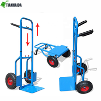 Chariot à main pliable multifonctionnel à 6 roues pour monter les escaliers